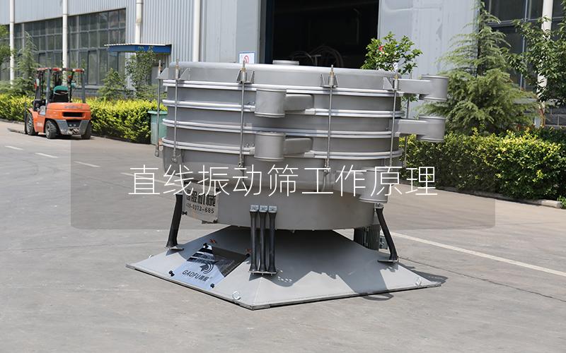 直線振動(dòng)篩工作原理
